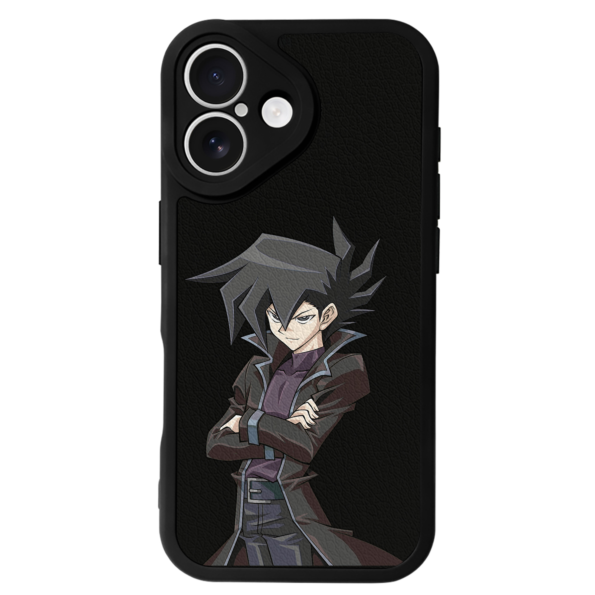 遊☆戯☆王 Yu-Gi-Oh! 【iPhone 16シリーズ対応】シリコンスマホケース（レザー調） 材質：シリコン